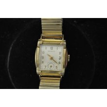 Vintage Mens Benrus Wristwatch Model Ba 4 Running