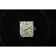 Vintage Mens Bulova Wristwatch Movement Caliber 8ac Running
