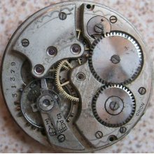Vintage Orion Pocket Watch Movement & Dial 39 Mm. Balance Broken, To Restore