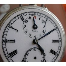 Vintage Pocket Watch Chronometre De Marine