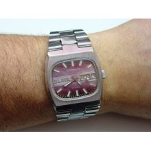 Vintage Soviet Slava 2427 Monster Automatic Watch With Bracelet
