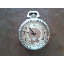 Vintage Waltham Pocket Watch 18s 17 Jewel Model 16-a