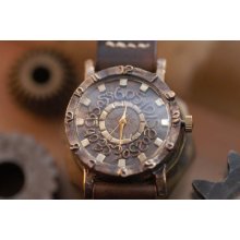 Vintage Watch. Handstitch. Leather Band ///////// Handcraft Watch ///////// Ordo
