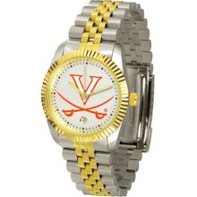 Virginia Cavaliers UVA Mens Steel Executive Watch