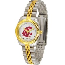 Washington State Cougars Womens 23Kt Gold Watch