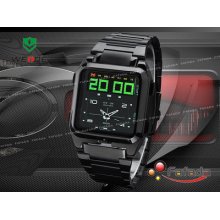 Weide Men's Black Trendy Dual Core Led Digital Analog Quartz Wrist Watch