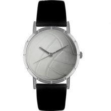 Whimsical watches wr0840015 volleyball lover black leather - One Size