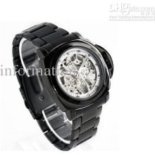 Wholesale -2pieces Automatic Mechanical 2010 Men Veyron Hollow Trans