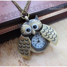 Wholesale Owl Watch Pocket Watch Fashion Gift Watch New Style