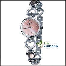 Womens Bracelet Fashion Quartz Wrist Watch Stainless Steel Band Dial Classic