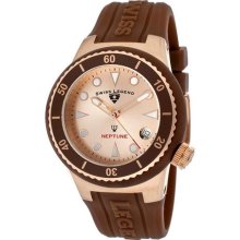 Women's Neptune (40 mm) Brown Dial Brown Silicone ...