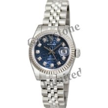 Women's Rolex Oyster Perpetual Lady-Datejust Watch - 179174_BlueJubDDJ