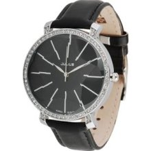 Women's Vintage Wrist Round Quartz Black Watch