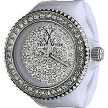 Women's White Toywatch Toy Ring Plasteramic Watch TR01WH