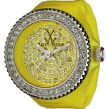 Women's Yellow Toy Ring Plasteramic Watch