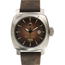 WWSV02A-198 Animal Mens Twister Brown Watch
