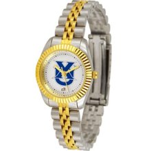Xavier Musketeers XU Womens 23Kt Gold Watch