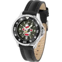 Youngstown State Penguins YSU Womens Leather Anochrome Watch