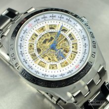 10pcs 2012 Selling Automatic Mechanical Watch Men's Luxury Steel Sta