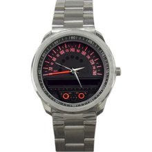 2011 MINI John Cooper Works Convertible Base 2dr Spedometer Sport Metal Watch - Stainless Steel