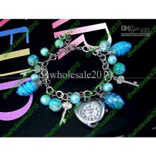 2013 New Mix Style Colourful Chain Quartz Analog Chain Watch Dress W