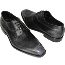$399 Hugo Boss Black Italy Dress Mens Oxford Shoes 10 43 Casual 9.5 42.5 Tuxedo