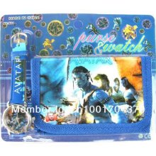50pcs/lot By Ems Shipping Avatar Cartoon Wallet Watches Children Stu