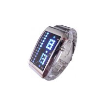50pcs/lot new 100% fashion led watch retail 40 led light unisex digita