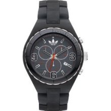 Adidas Flat Gray Plastic Resin Chronograph Watch Adh2569 Tag$95