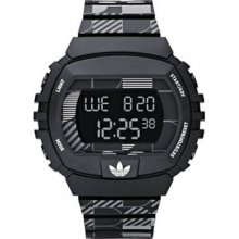 Adidas Unisex Black Grey Digi Pu Watch Adh6104