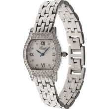 Affinity Diamond 4/10 Ct Sterling And Stainless Steel Bracelet Watch $1405