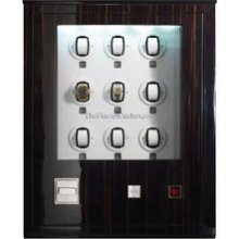 Agresti Ebony Chest Safe With 9 Watch Winders A3109