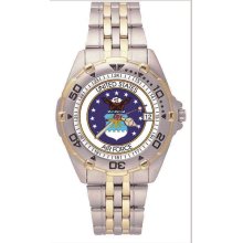 Air Force Military Watches - Licensed American Military Two Tone Watch