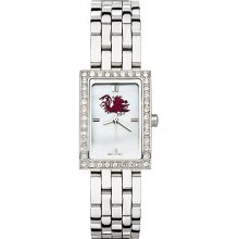 Alluring Ladies University Of South Carolina Watch with Logo in Stainless Steel