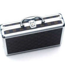 Aluminum Style Watch Storage Case Box For 14 Watches-2