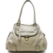 Alyssa Beige Kerri Shoulder Bag Hobo Satchel Tote Purse Handbag