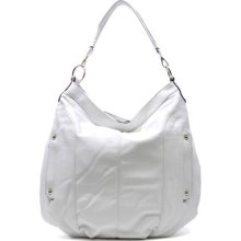 Alyssa White Alexis Shoulder Bag Hobo Satchel Tote Purse Handbag