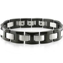Amour Jewelry Men's Stainless Steel Bracelet Bracelet U7500587109