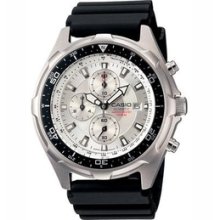 Analog Chrono Resin Band Watch