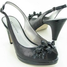 Anne Klein Eccense Pumps Black Womens Size 10 M $79