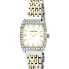 Anne Klein Women 10/9727mptt Swarovski Crystal Two Tone Bracelet Watch
