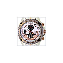 Aqua Master Chronograph Mens Steel Yellow Watch