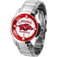 Arkansas Razorback Men's Stainless Steel Outdoor Watch
