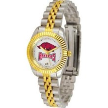 Arkansas Razorbacks UA NCAA Womens 23Kt Gold Watch ...