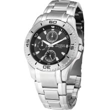 Armitron 204379BKSV Mens Watch