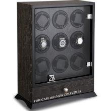 Artwork Glamour 2079 Blk Watch Winder+swiss Geneve Program German Quality