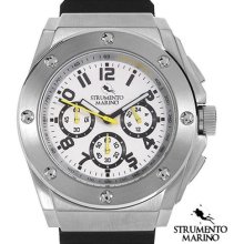 Atlantis SM055RSS/WH Men's Stainless Steel Watch ...