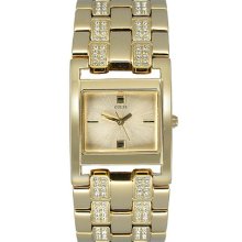 Authentic Guess Women Crystal Bracelet Watch U12551l1 , Comes With Box
