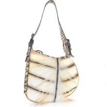 Authentic Ltd Ed. Fendi Safari Antelope Hair Rawhide Shoulder Bag
