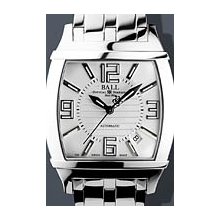 Ball Conductor Transcendent 47 mm Watch - Silver Dial, Stainless Steel Bracelet NM2068D-SAJ-WH Sale Authentic Tritium